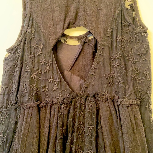 Free People Black Flowly Layered Dress - Picture 5 of 5